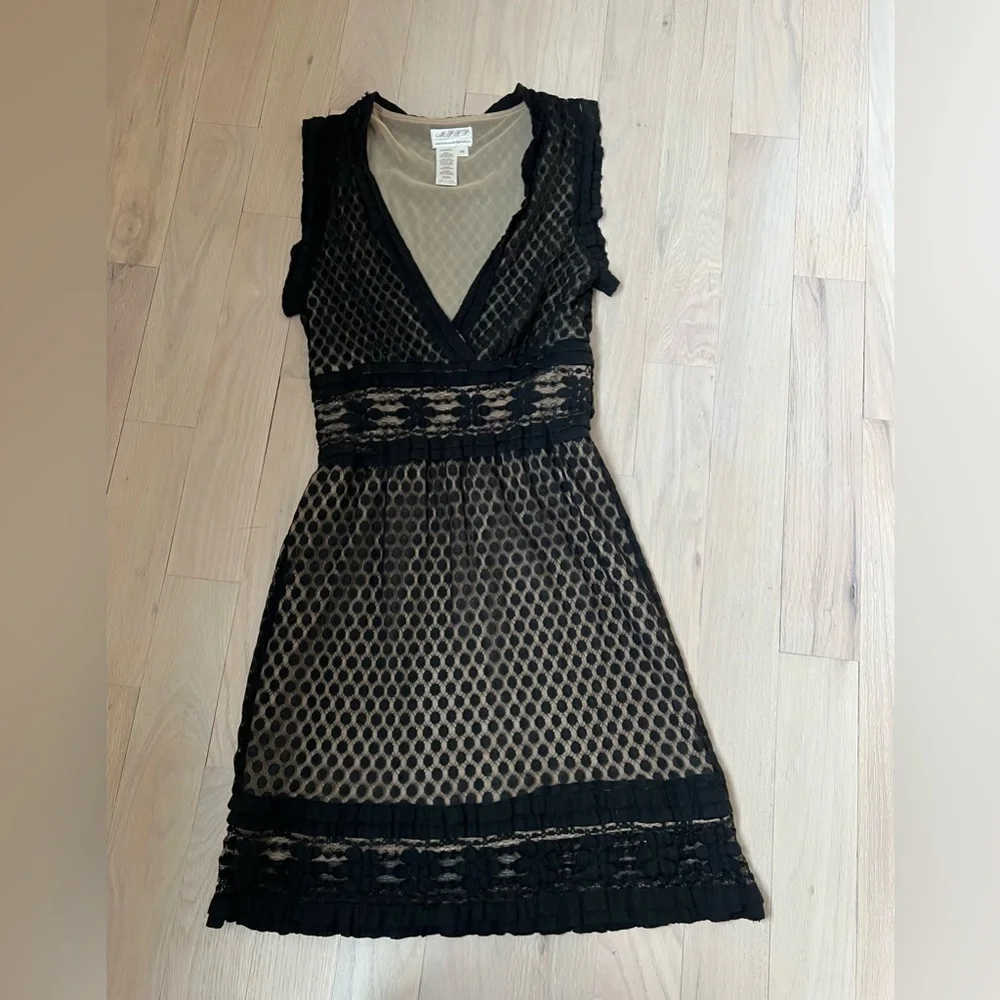 Max Studio Black Dress Sz M - Picture 3 of 9
